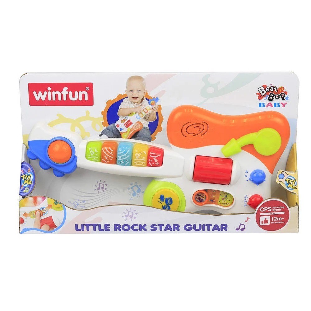 [Mã BMBAU50 giảm 7% đơn 99K] Đồ chơi Winfun đàn Guitar nhỏ vui nhộn Rock &amp; Roll WF002000