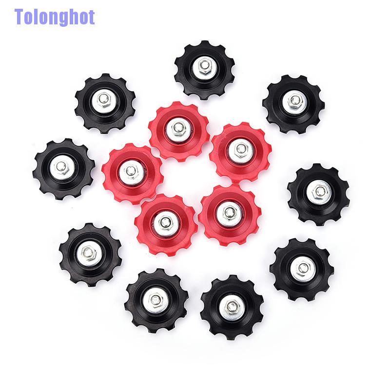 Tolonghot> 1pcs Mountain Bike Bicycles Cycling Rear Derailleur Guide Roller Jockey Wheel