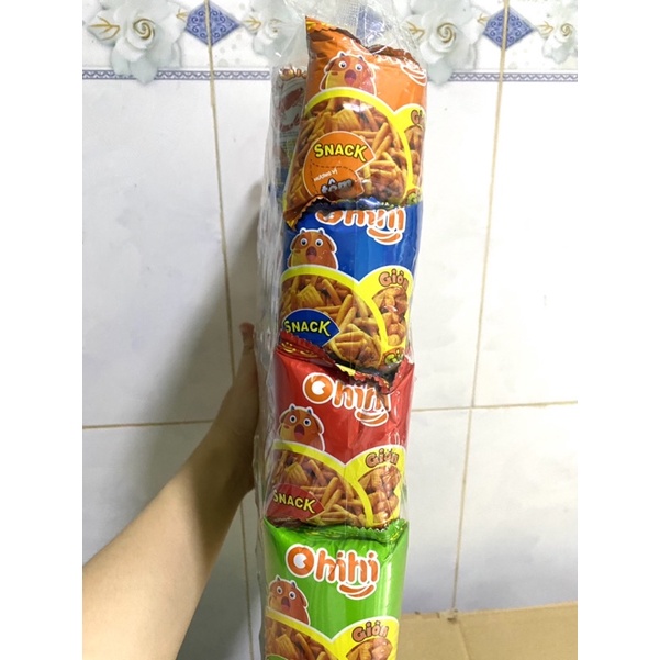 COMBO 30 GÓI BÁNH SNACK QUE MINI OHIHI TUỔI THƠ