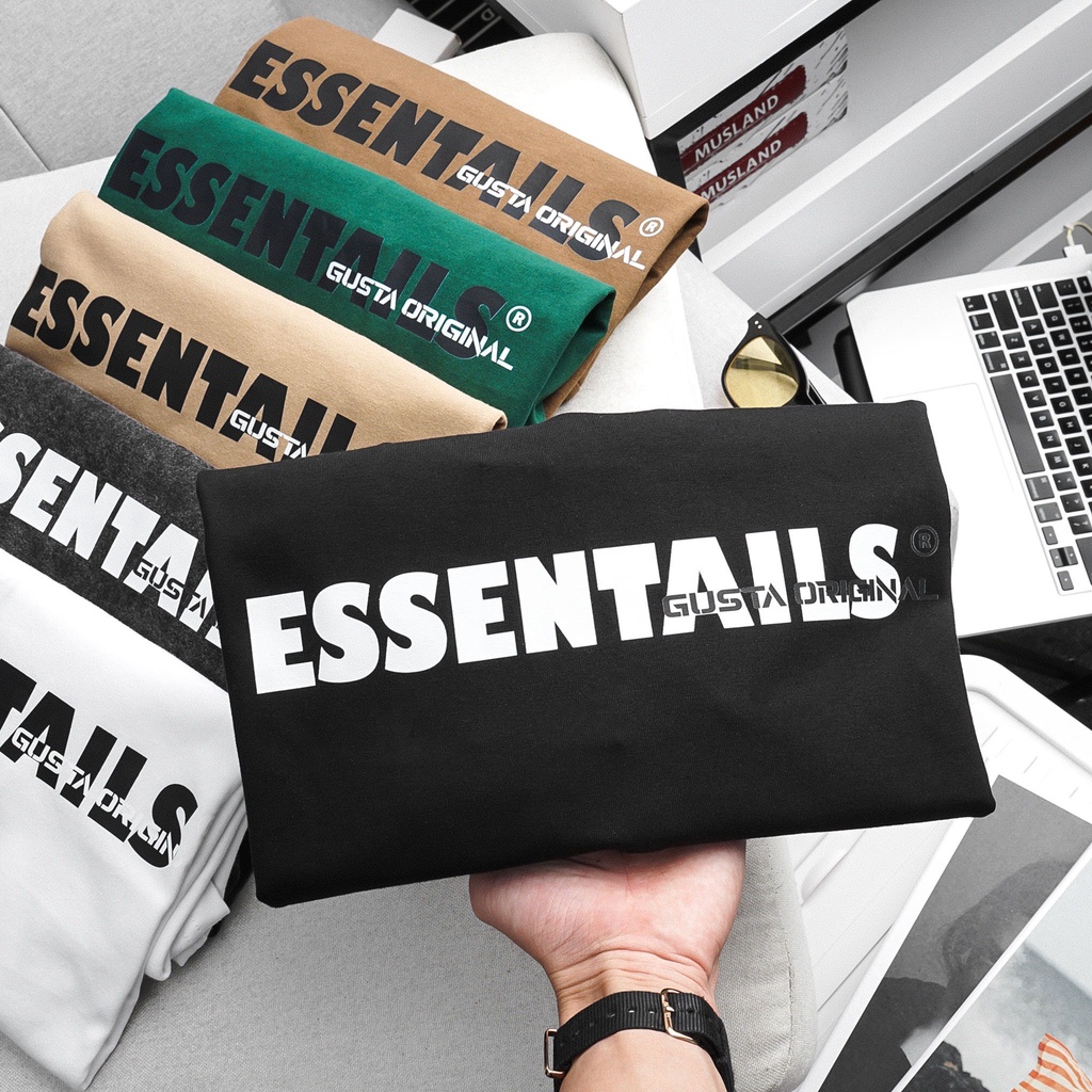 Áo Thun Nam Cổ Tròn Essentials Đẹp  Có Màu Xanh,Đen,Trắng...Áo Thun Nam Cao Cấp 100% Cotton ,Thấm Hút Tốt - APW0522