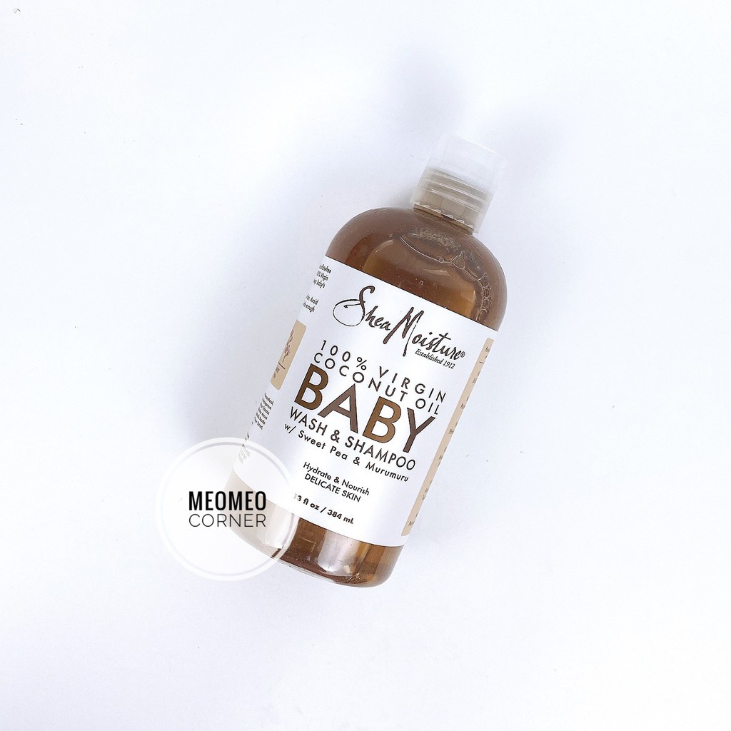 Sữa tắm gội Shea moisture Baby cho bé Mỹ 384ml