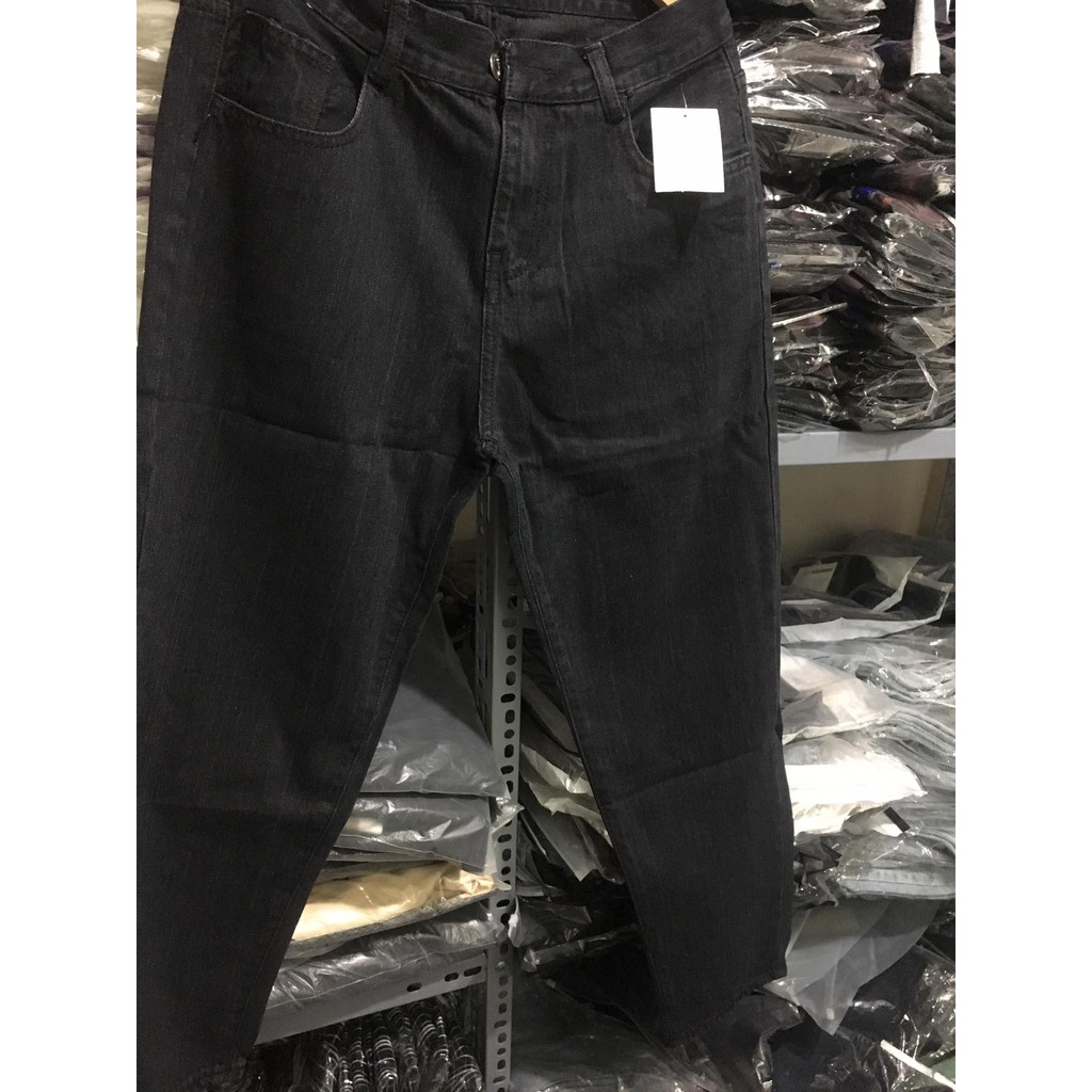[HOT TREND 2022] Quần Jean Nam Baggy Ống Suông Form Rộng Màu Đen - đổi trả nếu không ưng-Q20 | BigBuy360 - bigbuy360.vn
