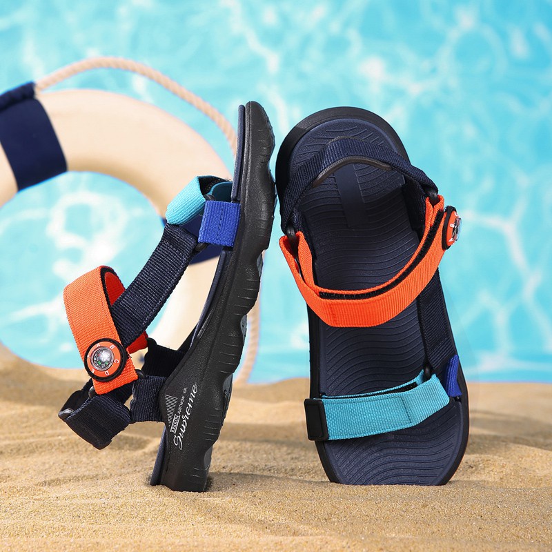 Giày Sandal Đế Mềm Thời Trang Đi Biển Mùa Hè Cho Bé Trai Và Bé Gái