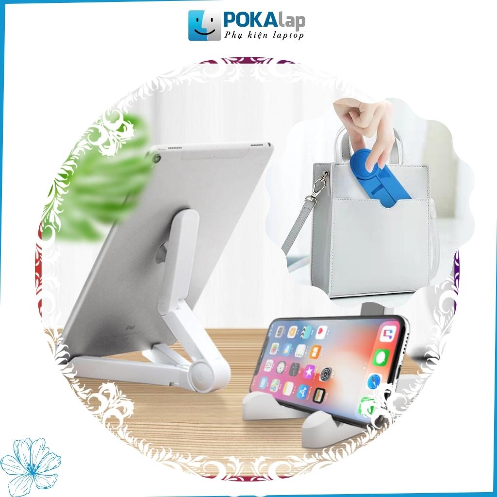 Giá đỡ ipad, điện thoại Longhuiteng POKA19 cao cấp điều chỉnh linh hoạt có khớp nối phù hợp mọi kích thước - POKALAP