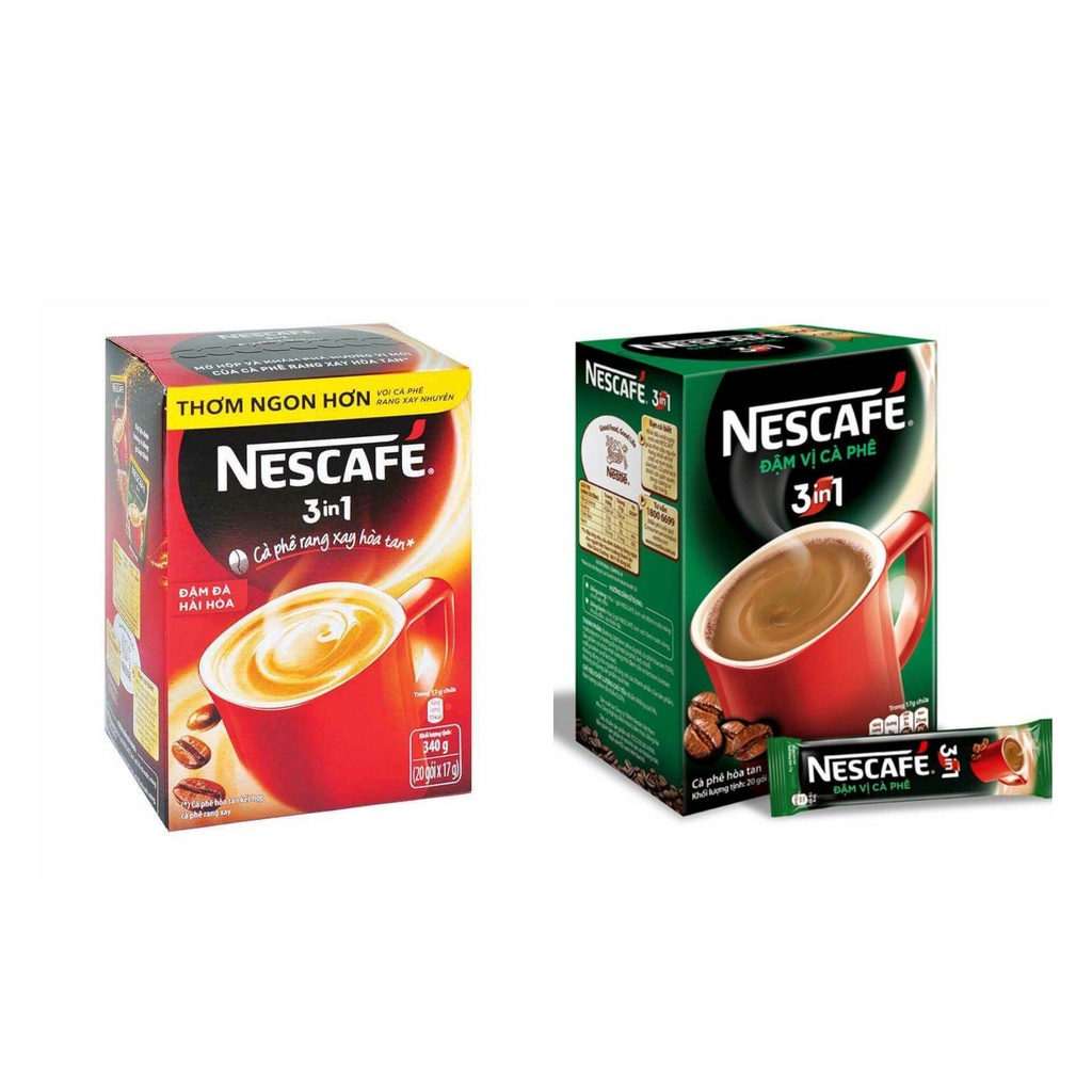 Hộp Cà Phê Nescafe 3in1 hộp