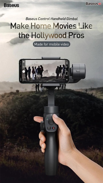 Tay cầm chống rung đa năng cho điện thoại Baseus Gimbal Stabilizer