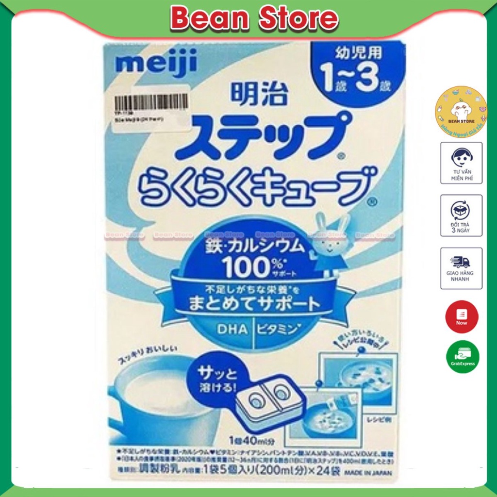 Sữa MEIJI số 0 và số 9 dạng thanh 27g x 24 nội địa Nhật hỗ trợ phát triển trẻ em - 𝐁𝐞𝐚𝐧 𝐒𝐭𝐨𝐫𝐞