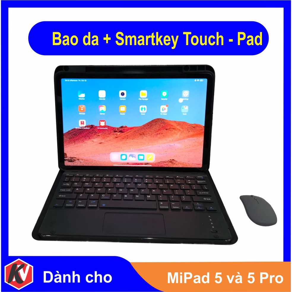 Bộ Smart key touch pad blutooch, cover bao da,  mouse  cho máy tính bảng Mipad5, Mipad5 Pro- Nam Khanh | BigBuy360 - bigbuy360.vn