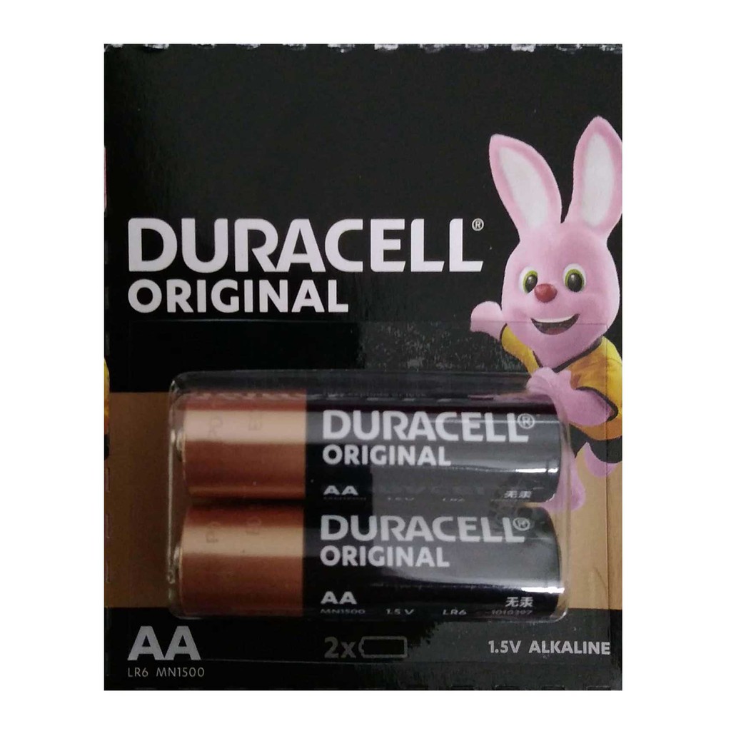 COMBO 2 VỈ PIN DURACELL AA ALKALINE VỈ 2 PIN.