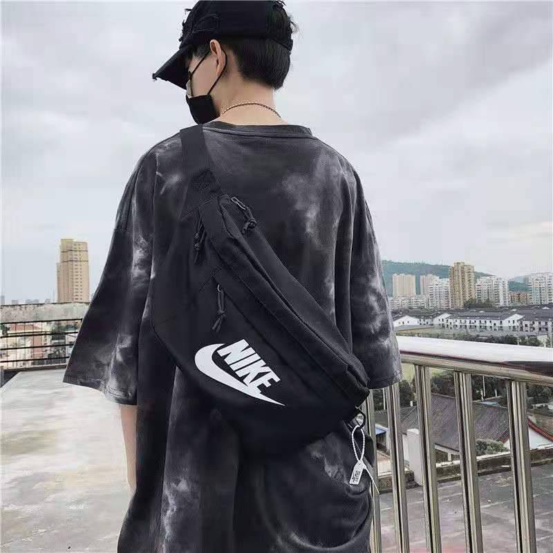 Túi đeo vai nam chống trộm thể thao thắt lưng vải | BigBuy360 - bigbuy360.vn