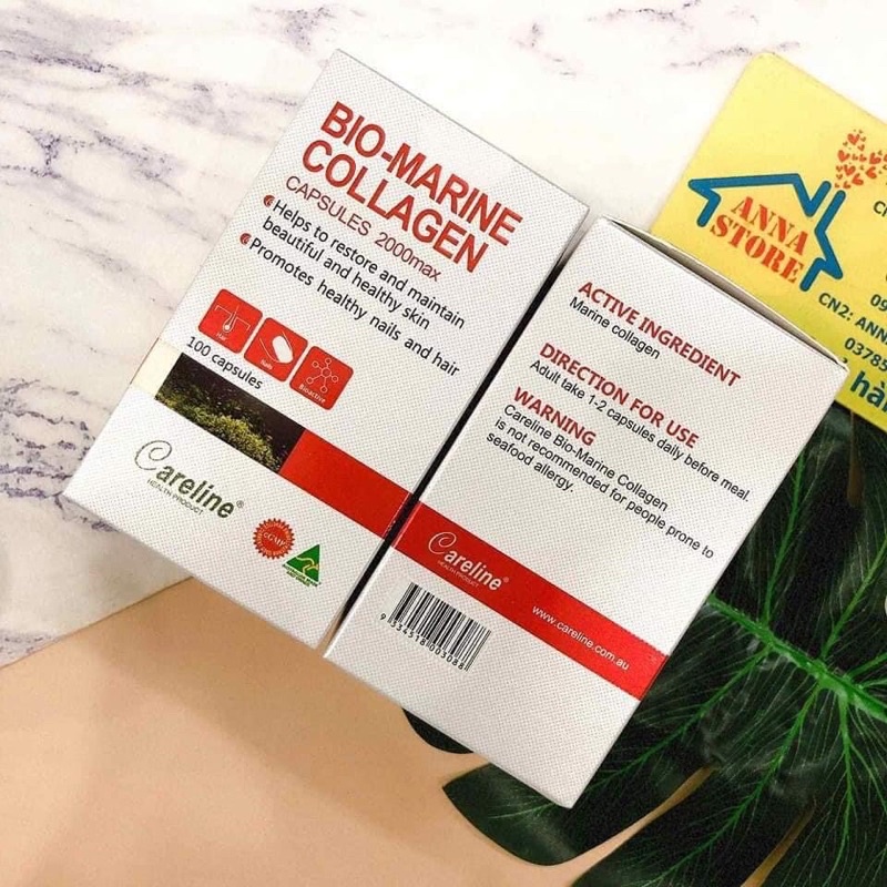 Viên Uống Bổ Sung Collagen CaLUCJW 2000MG chuẩn Úc GIÚP LÀM ĐẸP DA -100 VIÊN