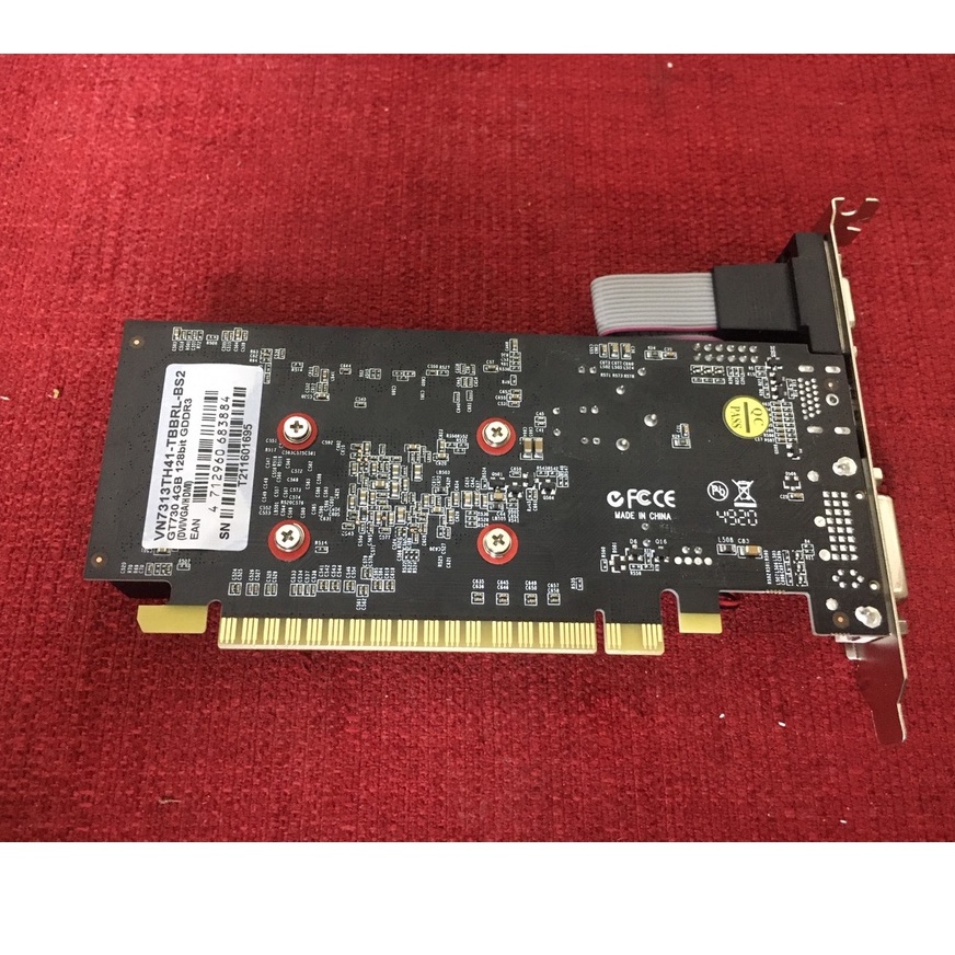 VGA PC, card màn hình, card đồ họa Biostar GT730 4GB 128bit - Hàng chính hãng