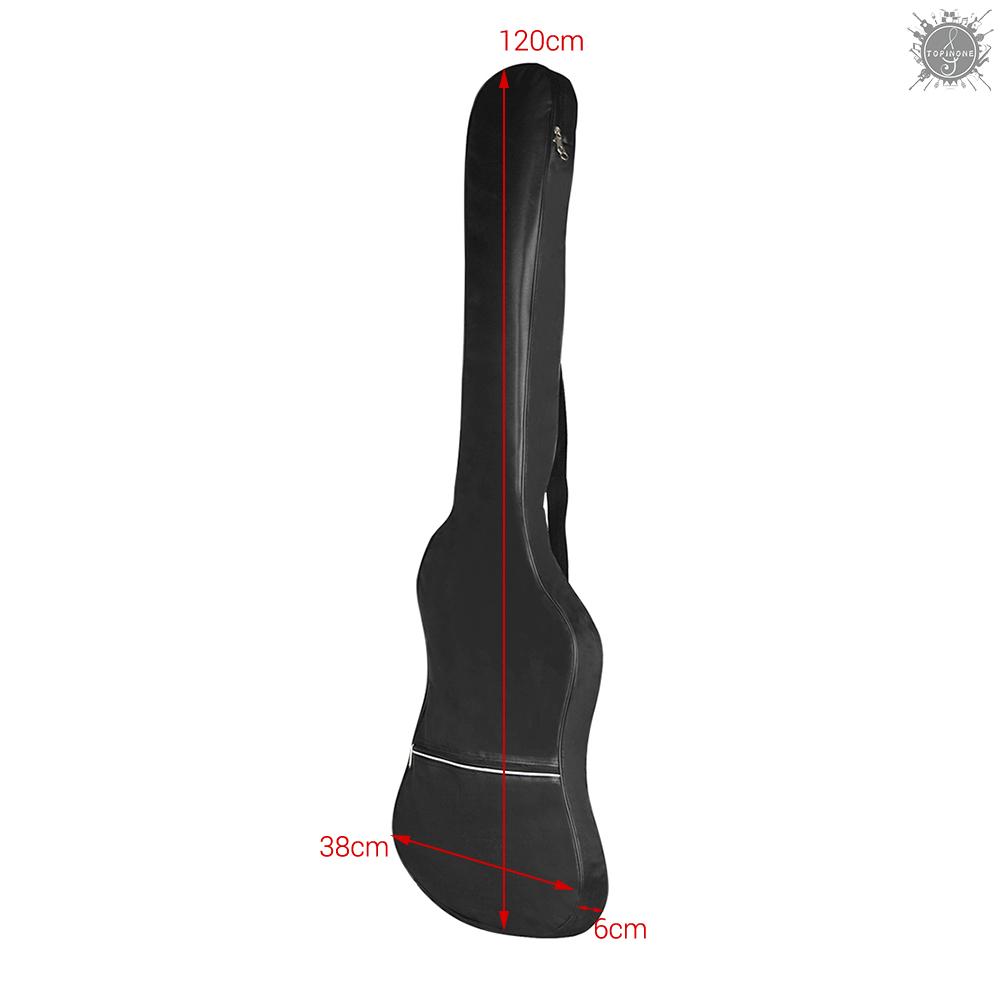 Túi Đựng Đàn Guitar Điện 20mm Có Đệm Lót Màu Đen