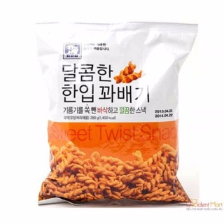 Snack quẩy xoắn Hàn Quốc bịch 280gr