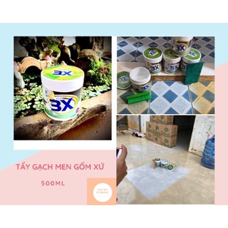 Kem tẩy rửa gạch men 3x, tẩy trắng nhà tắm, nhà vệ sinh, tẩy bồn cầu, gốm sứ , nhựa, thủy tinh,inox.tẩy đa năng