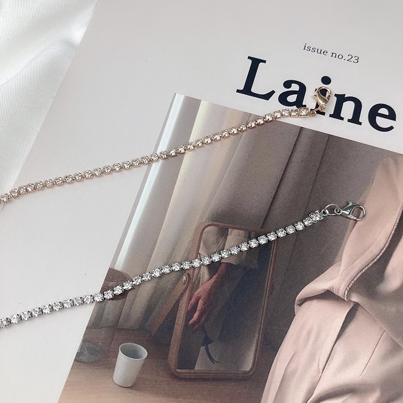 Body chain chuỗi đá lấp lánh quyến rũ C003 Meo shop - belt chain eo bụng sexy khoe eo kiểu mix đá cá tính