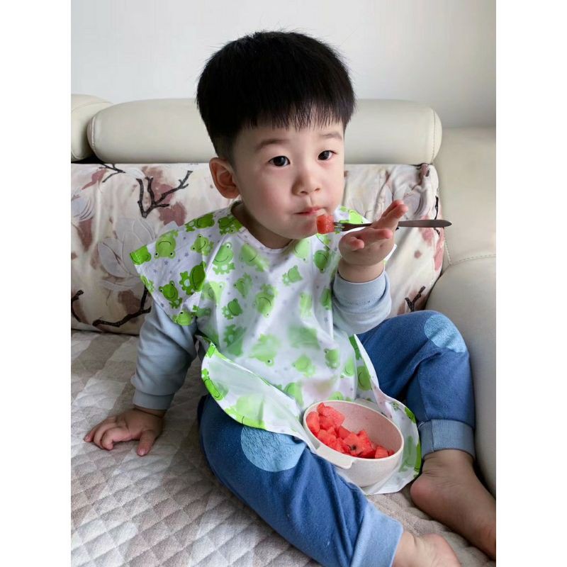 ÁO YẾM ĂN DẶM CỘC TAY CHỐNG THẤM