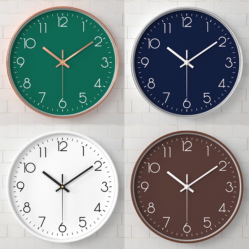Đồng Hồ Treo Tường Kim Trôi Quartz 30Cm - 35 Cm, Đồng Hồ Trang Trí Decor Phòng Khách Cao Cấp