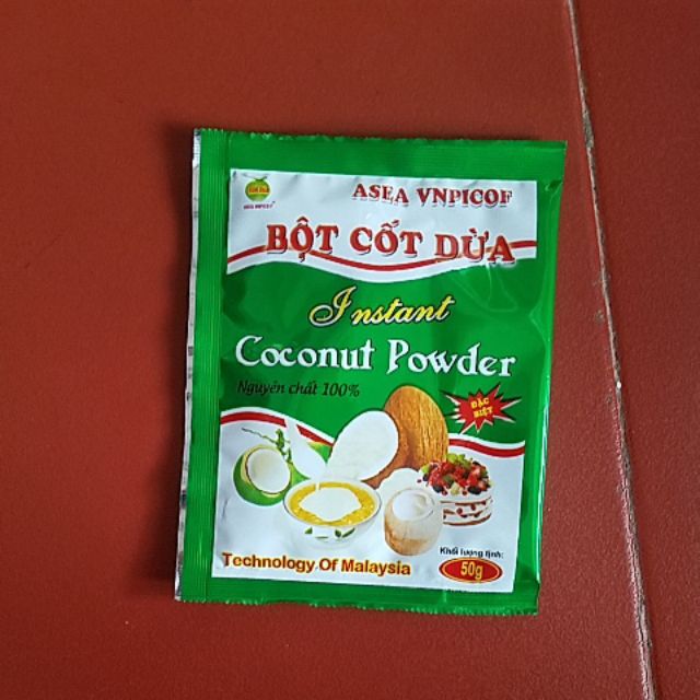 BỘT CỐT DỪA HIỆU QUẢ DỪA 50G