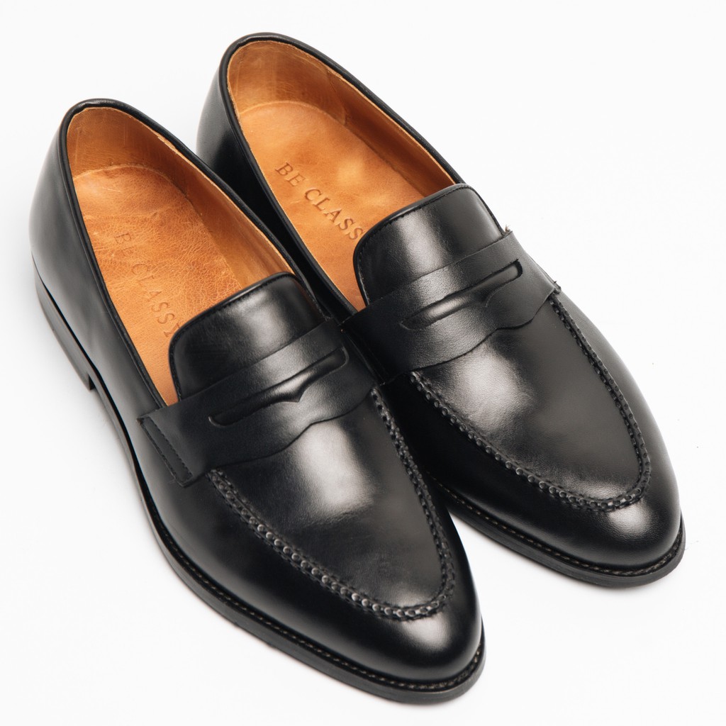 [Mã LT200 giảm 200K đơn 699K] Giày Tây Lười Cao Cấp Classic Loafer - Da Bò Ý Lót Trong Da Bò Mộc - Thương hiệu Be Classy