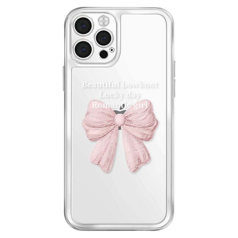 Ốp lưng iphone Ốp Điện Thoại Kiểu Khung Ảnh Thắt Nơ Phù Hợp Cho iphone 11/12 14pro 8 Dinuo case
