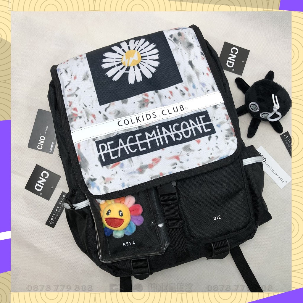 Balo Đi Học Thời Trang Colkids Club Ss3 In Họa Tiết Hoa Cúc