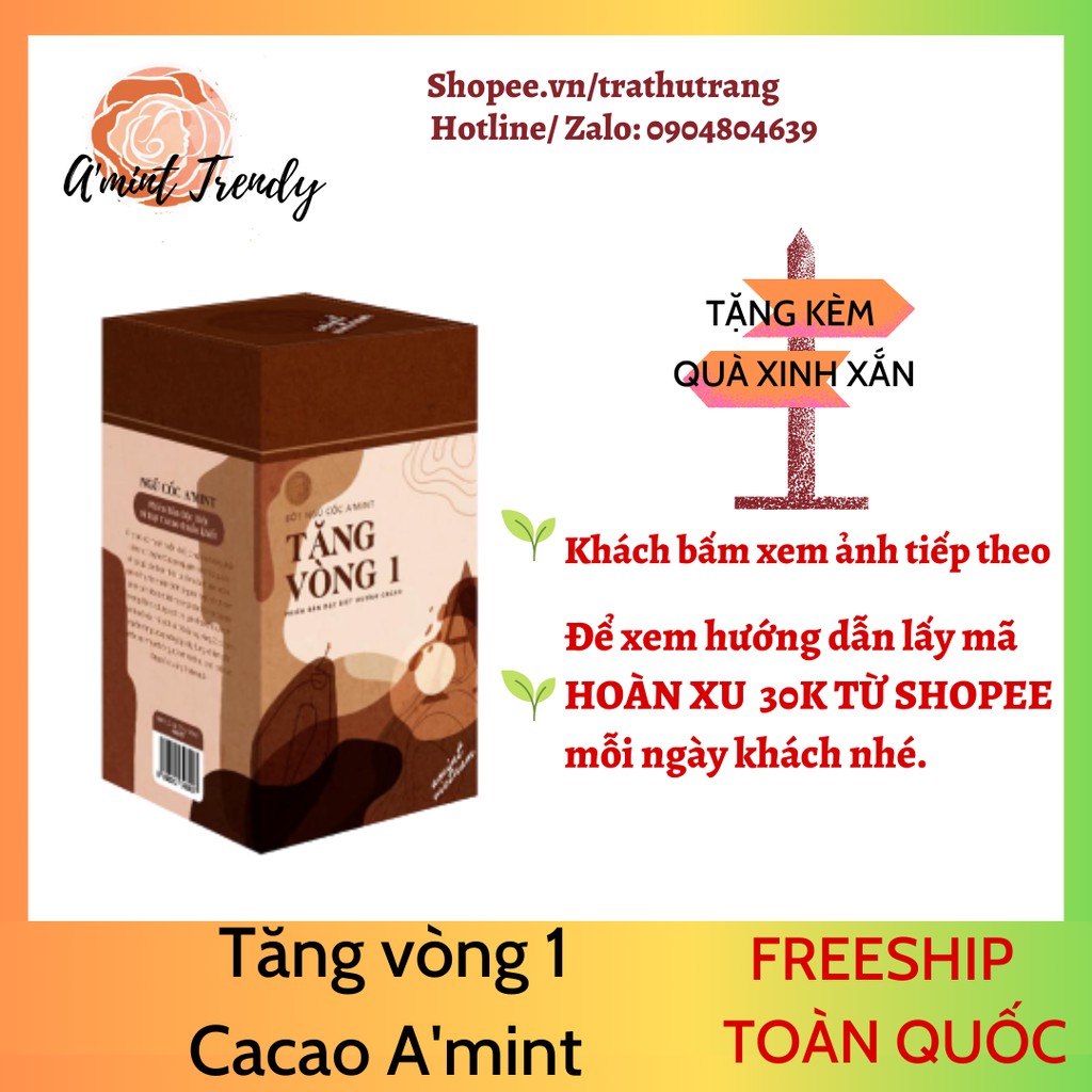 NGŨ CỐC TV1 AMINT - CACAO | Hướng dẫn video, quà cute | | BigBuy360 - bigbuy360.vn