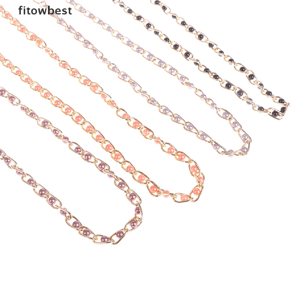 Thắt Lưng Dây Xích Đính Hạt Ngọc Trai Có Thể Điều Chỉnh Thời Trang Cho Nữ