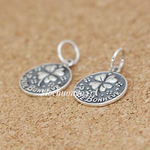 SỈ SIÊU RẺ  Charm bạc cỏ 4 lá bạc hàng đẹp - Bạc chuẩn loại 1, PH765