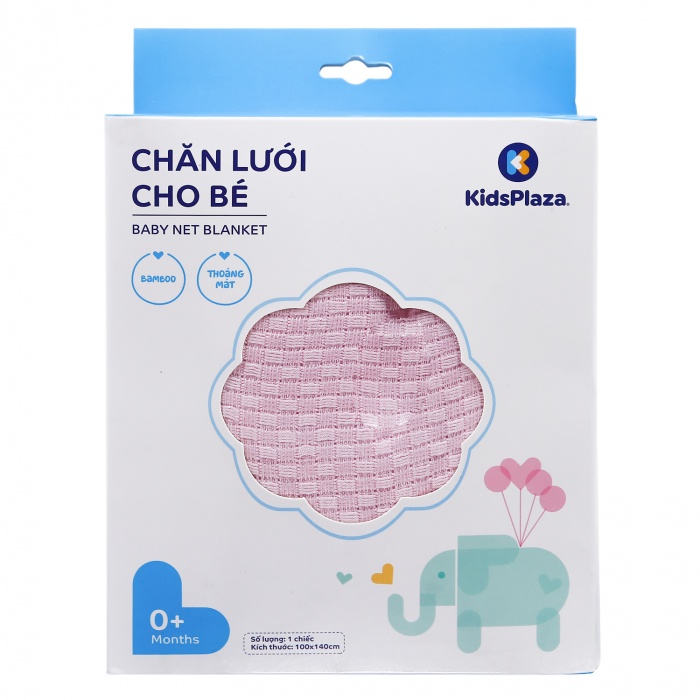 Chăn lưới sợi tre cho bé Kids Plaza AC21 (nhiều mẫu)