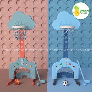 [FREESHIP TOÀN QUỐC] Cột bóng rổ bóng đá golf cho bé, Cột bóng rổ đám mây SQLQJ111