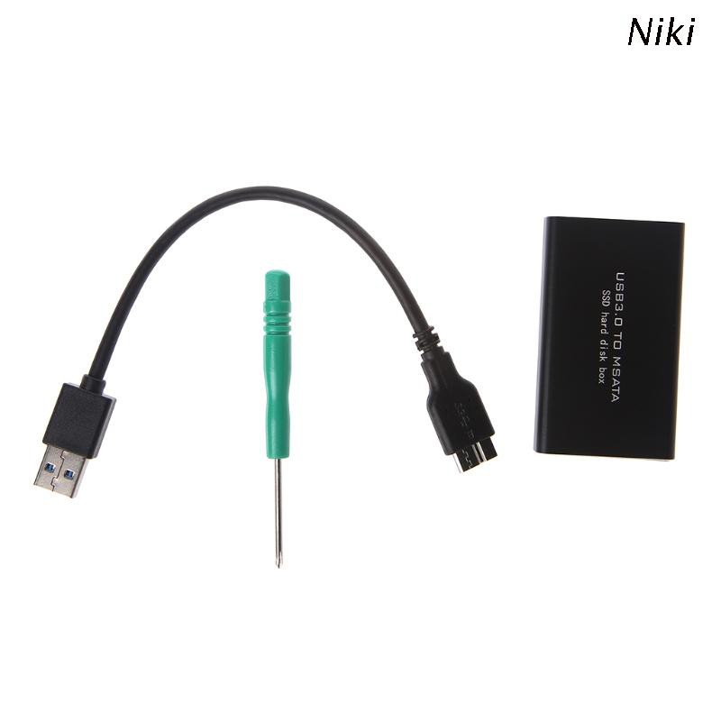Hộp Đựng Ổ Cứng Ngoài Chuyển Đổi Usb 3.0 Sang Msata Ốp