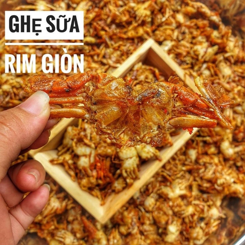 Ghẹ Sữa Rim Tỏi Ớt Lon 300Gram   TỪ ĐƠN 50K,  Hàng ngon nhà làm