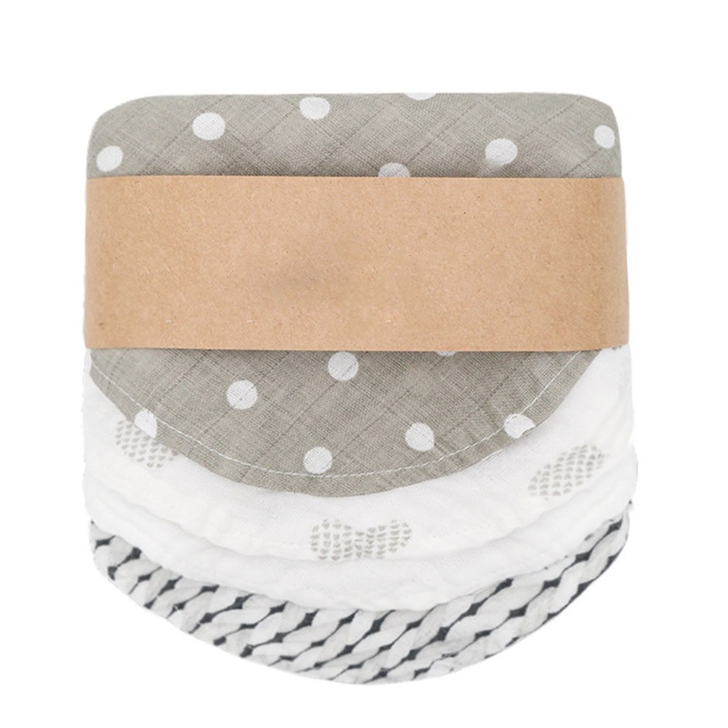 Yếm Ăn Cotton 100 Miếng Dành Cho Bé Trai Gái