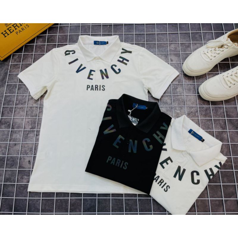 Áo thun nam nữ có cổ Givenchyy nhủ phản quang cao cấp, 100% vải cotton co dãn | BigBuy360 - bigbuy360.vn