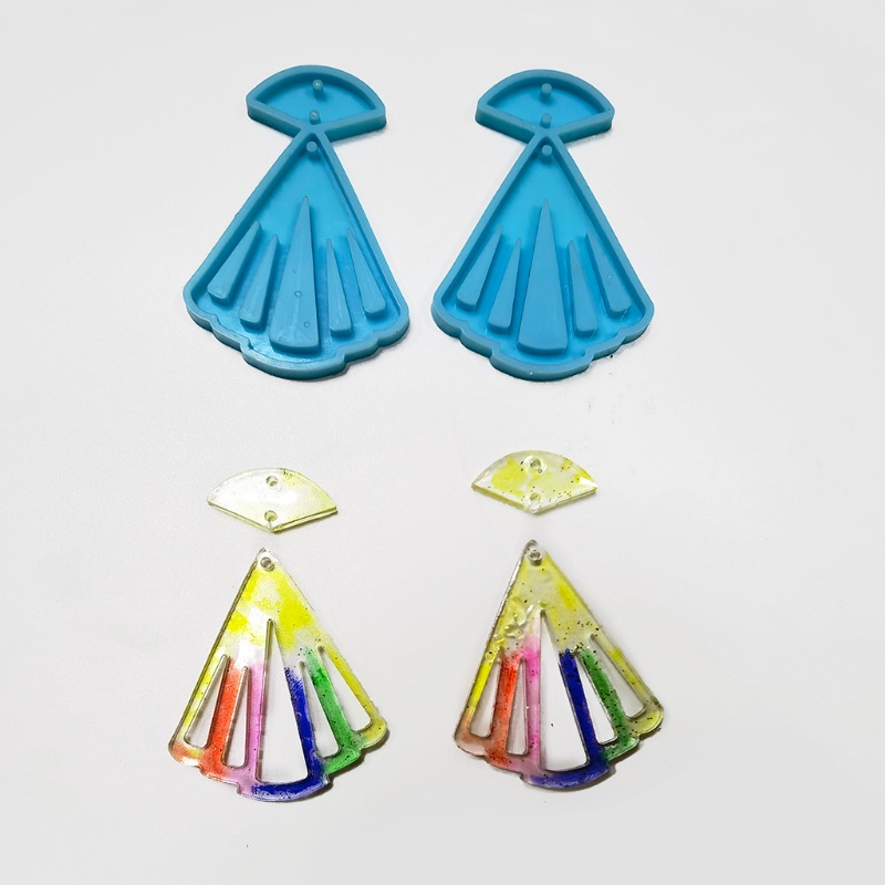 Khuôn Silicone Tạo Hình Làm Bông Tai DIY