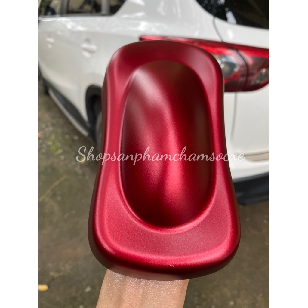 Sơn màu đỏ cherry mờ - Sơn 2k đóng lon 0.5kg và 1kg