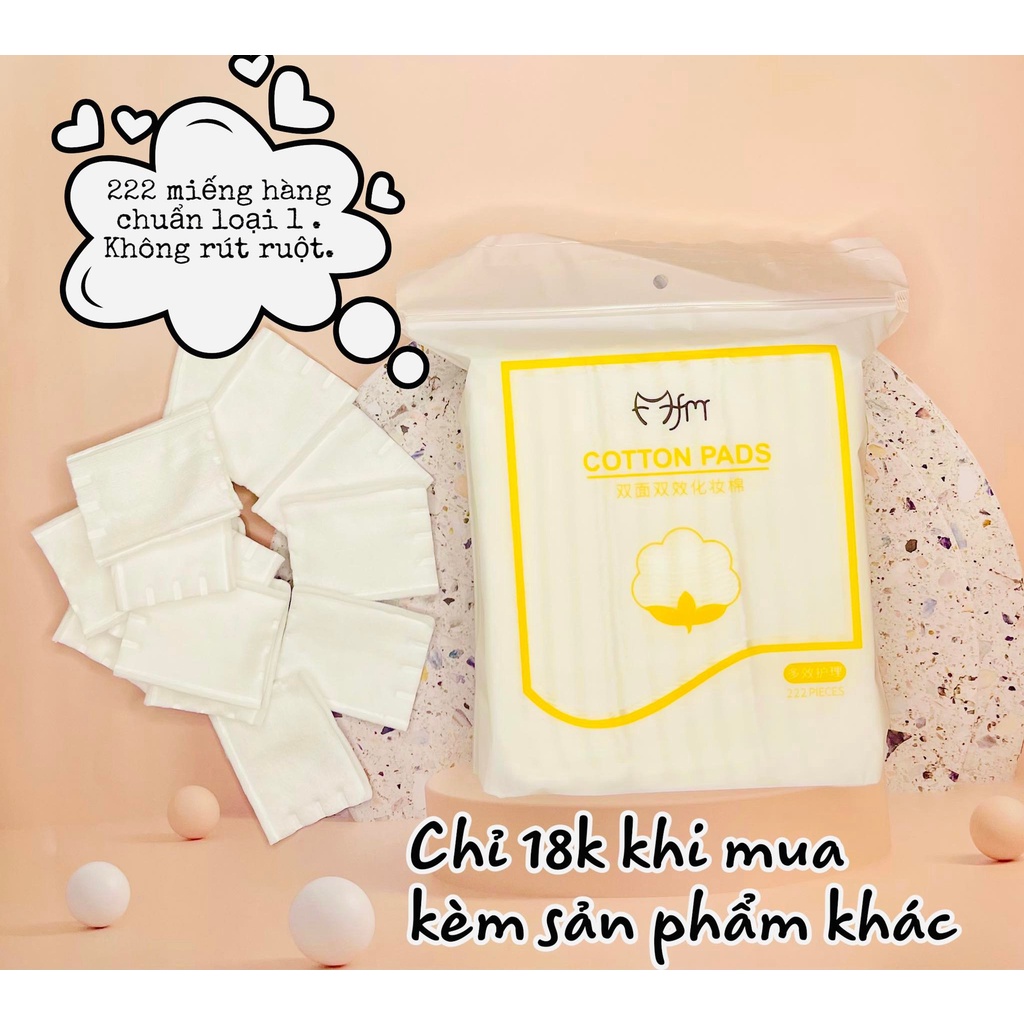Bông tẩy trang FM COTTON PADS 222 miếng