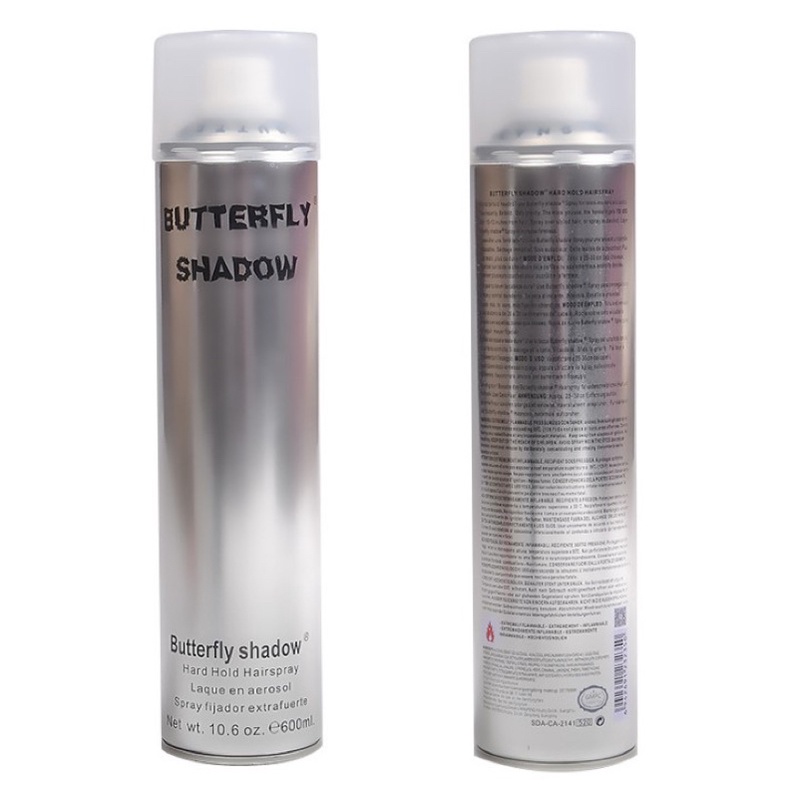 Gôm xịt tóc Butterfly Shadow chính hãng loại 1 giữ nếp tạo kiểu 150ml 320ml 600ml