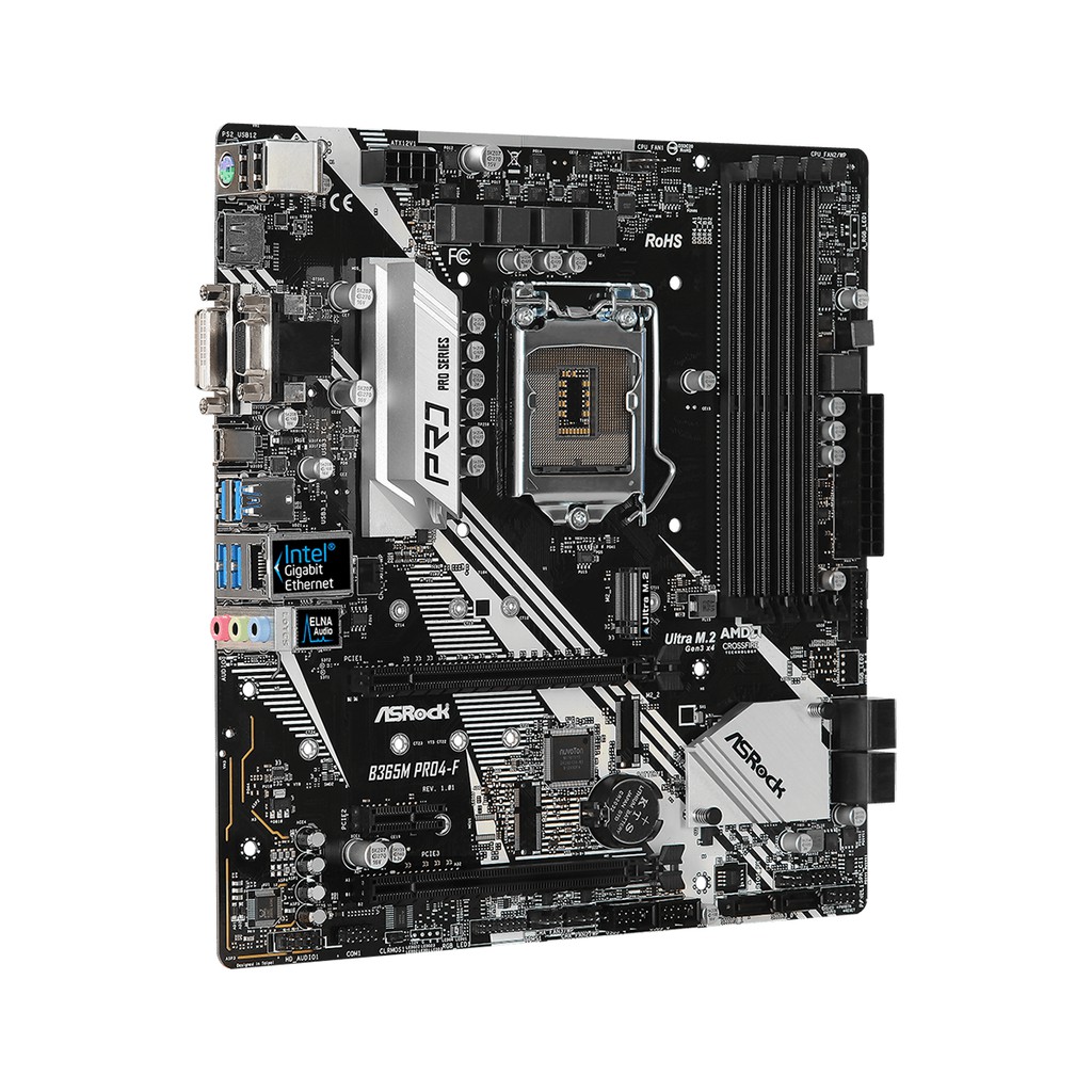 Mainboard Asrock B365M Pro4 -F Socket 1151 m-ATX-BH 36 T