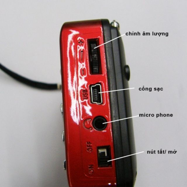 Loa Nghe Nhạc Thẻ Nhớ FM CRAVEN CR-16