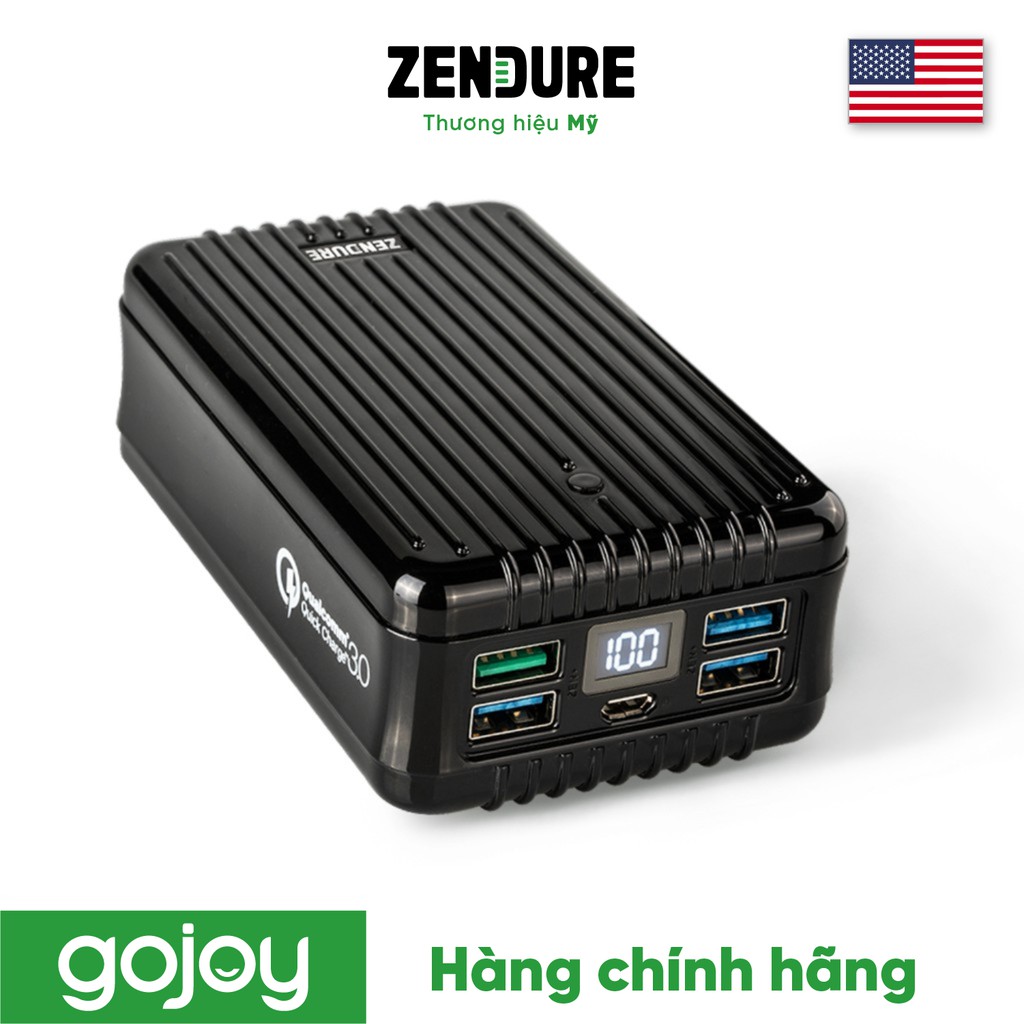 Pin dự phòng 26.800mAh QC3.0 ZENDURE ZDA8PQC - Bảo hành chính hãng 2 năm