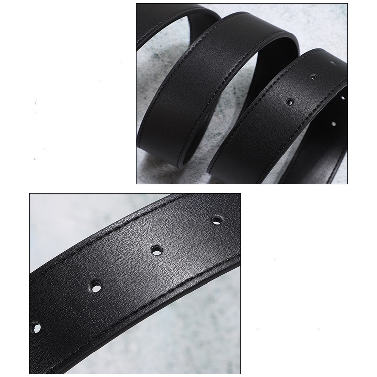 Dây lưng Nam Vơ Sạc, đầu đúc thắt lưng khâu viền bền bỉ - trẻ trung dễ phối đồ