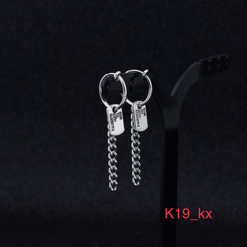 Bông tai nam nữ, bông tai unisex K19