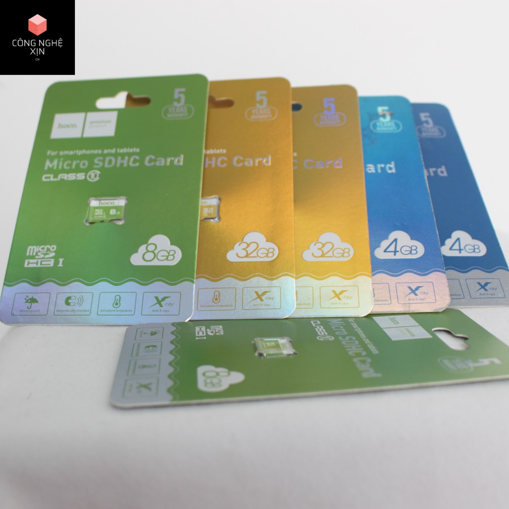 Thẻ nhớ SD hoco 4g 8g 32g chính hãng