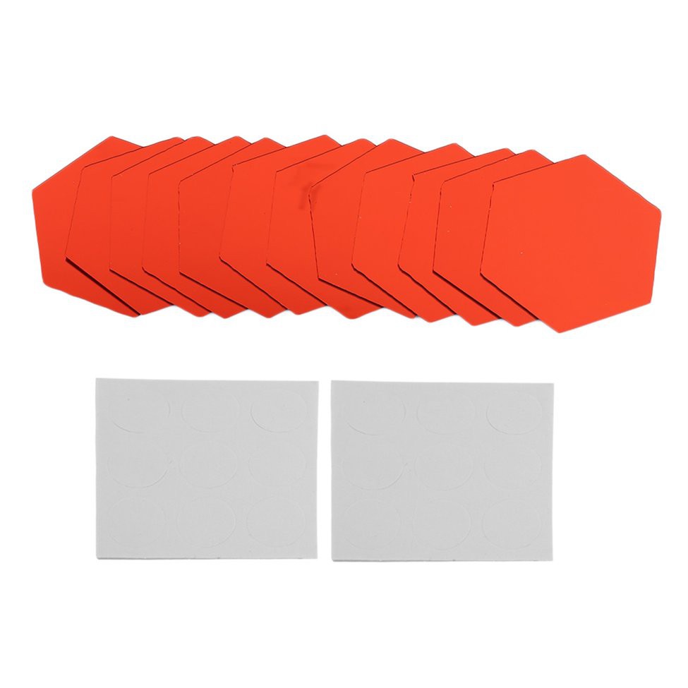 12 miếng dán tường 3D hình lục giác tráng gương trang trí