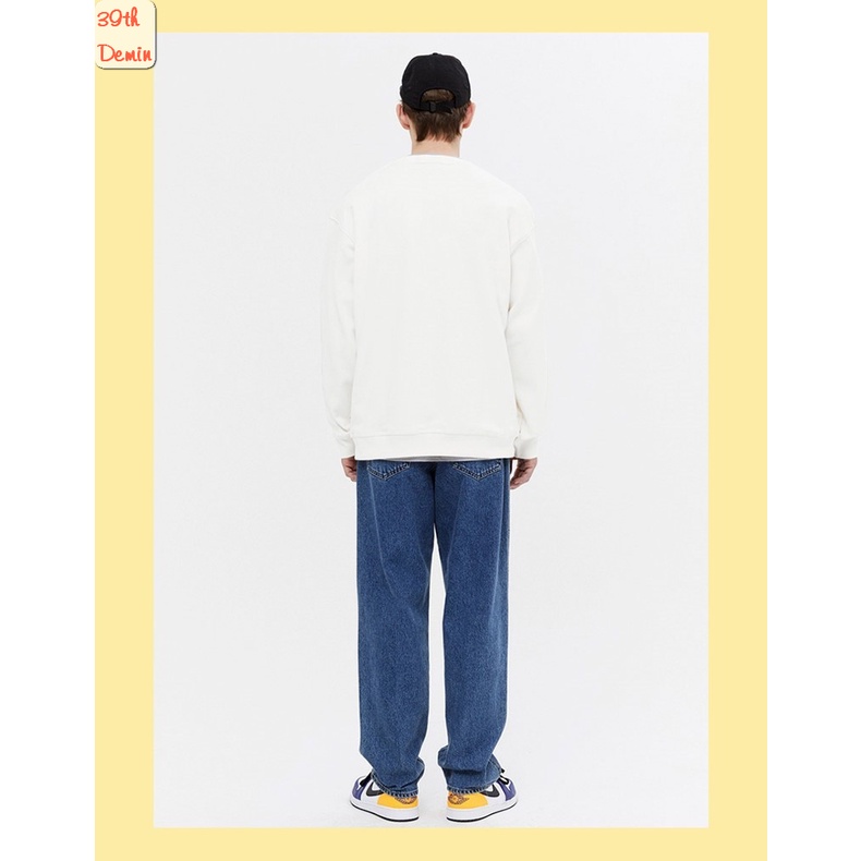 Áo nỉ Drew House mặt Gấu cười sweater unisex Form rộng Over Size 2 màu đen trắng | BigBuy360 - bigbuy360.vn