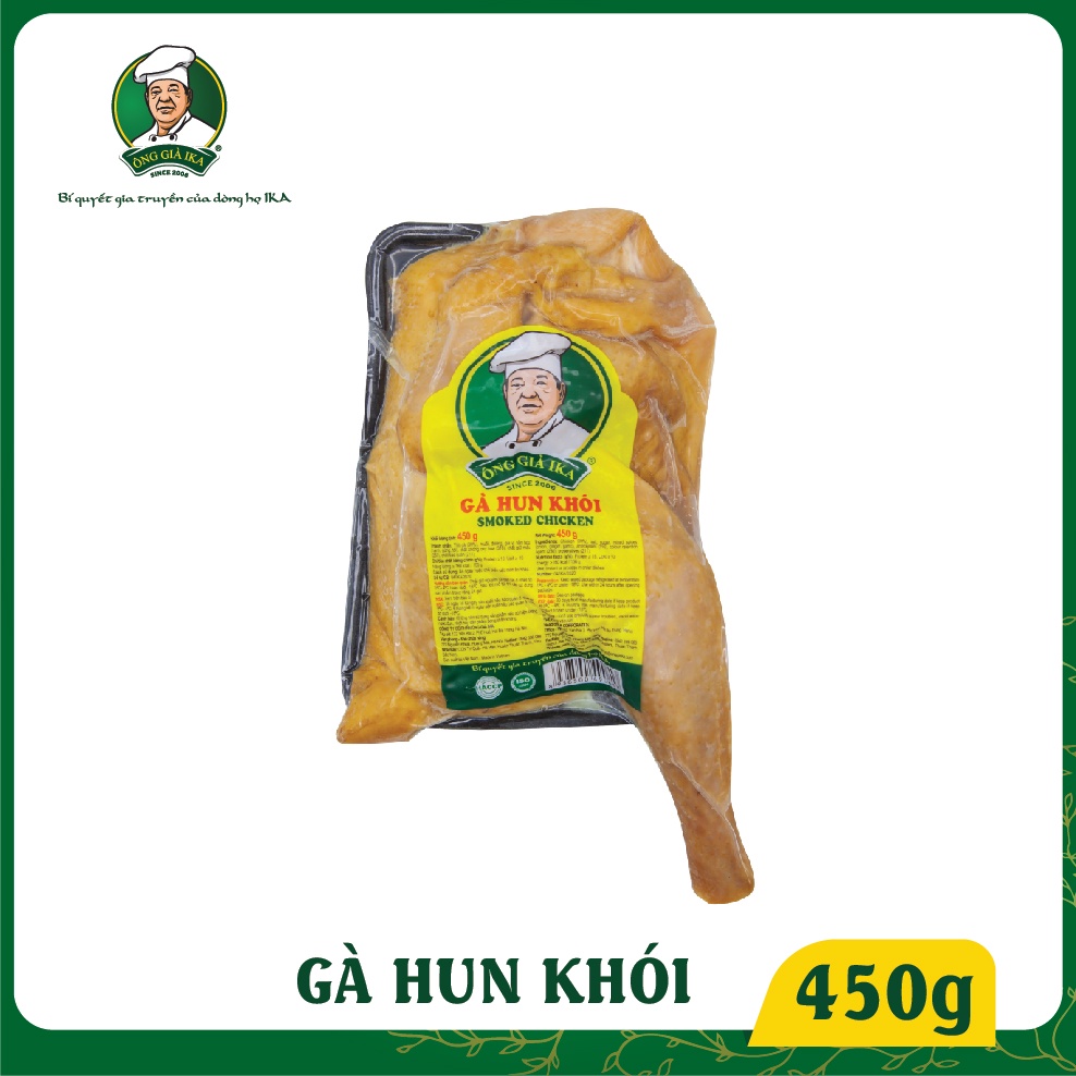 Gà hun khói Ông già IKA 450g