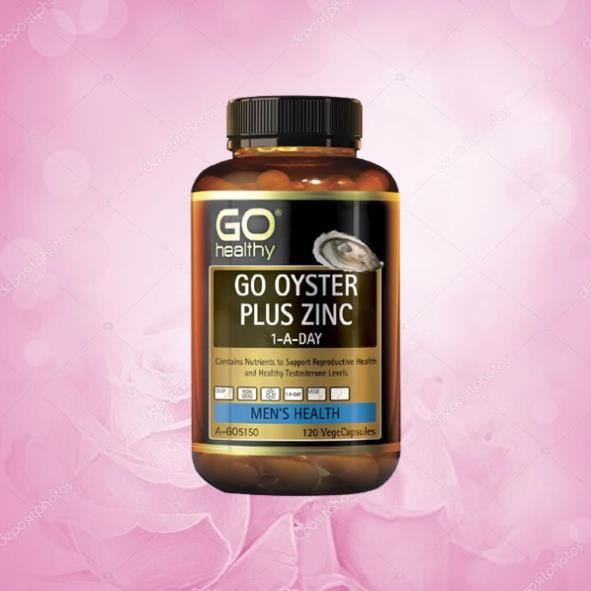 Tinh chất hàu (120v) tăng cường sinh lực cho nam giới từ 25 tuổi GO Healthy Oyster Plus Zinc 1-A-Day, New Zealand