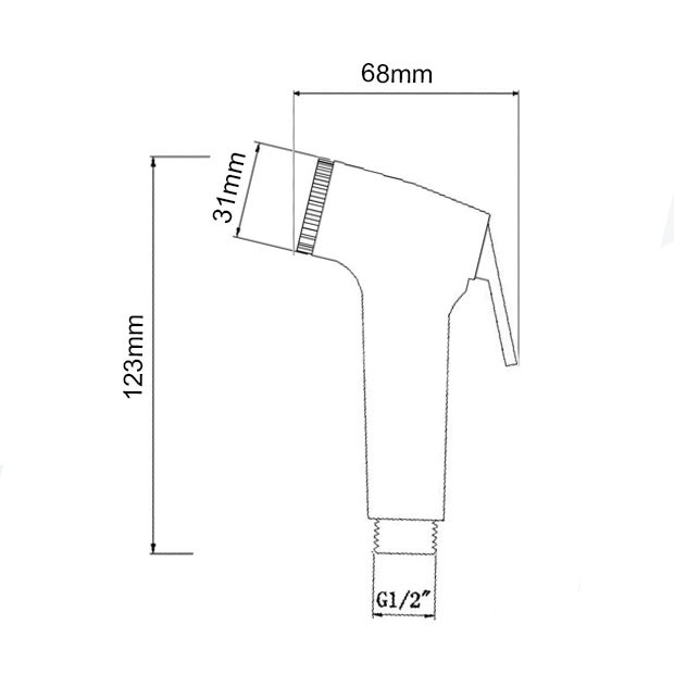 Vòi xịt vệ sinh Zento ZT5212-1 (không kèm Giá đỡ & dây cấp)